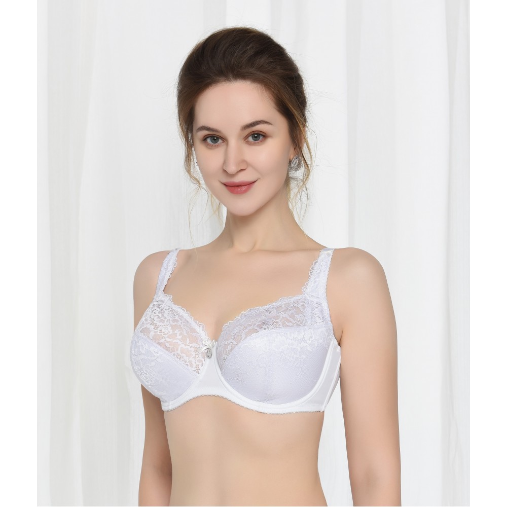 Lanny mode merevítős melltartó csipkebetéttel