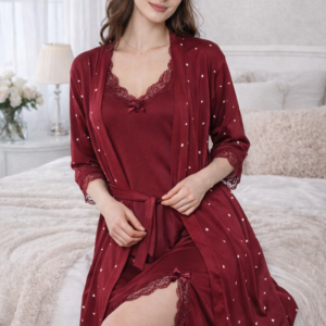 Violet hálóing köntössel