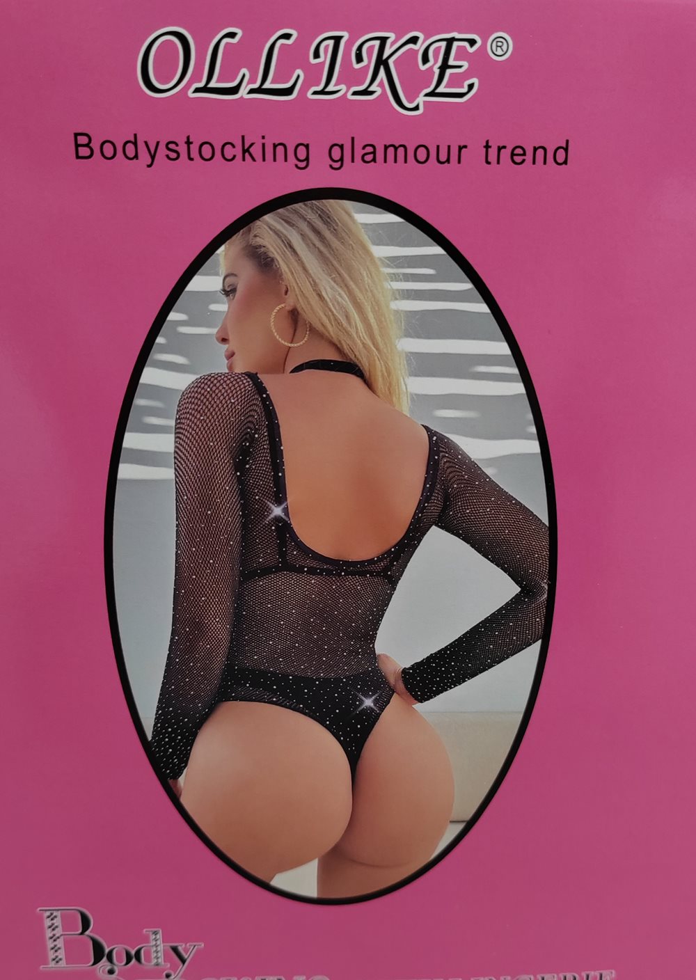 Fekete Necc Köves Body - Image 2