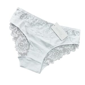 Lemila Pamut-Csipkés Bugyi,női pamut bugyi