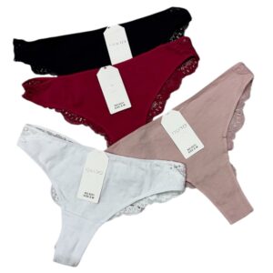 Ouno Pamut-Csipkés Féltanga,női pamut féltanga