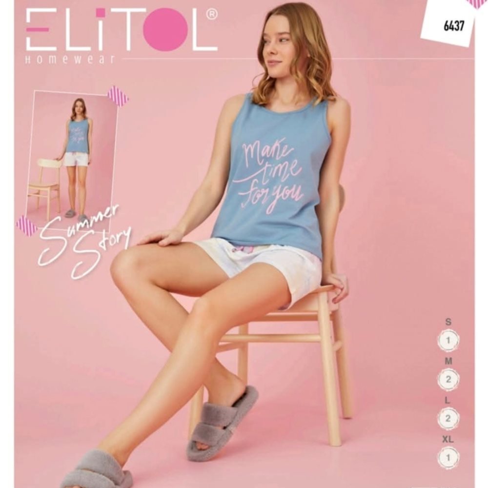 Női Mintás Pamut Pizsama,női nyári pizsama,női rövid pizsama