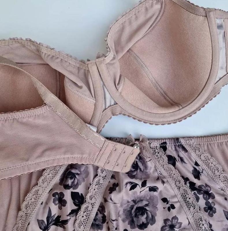 Lanny mode vékony szivacsos virág mintás melltartó F-G kosár - Image 7