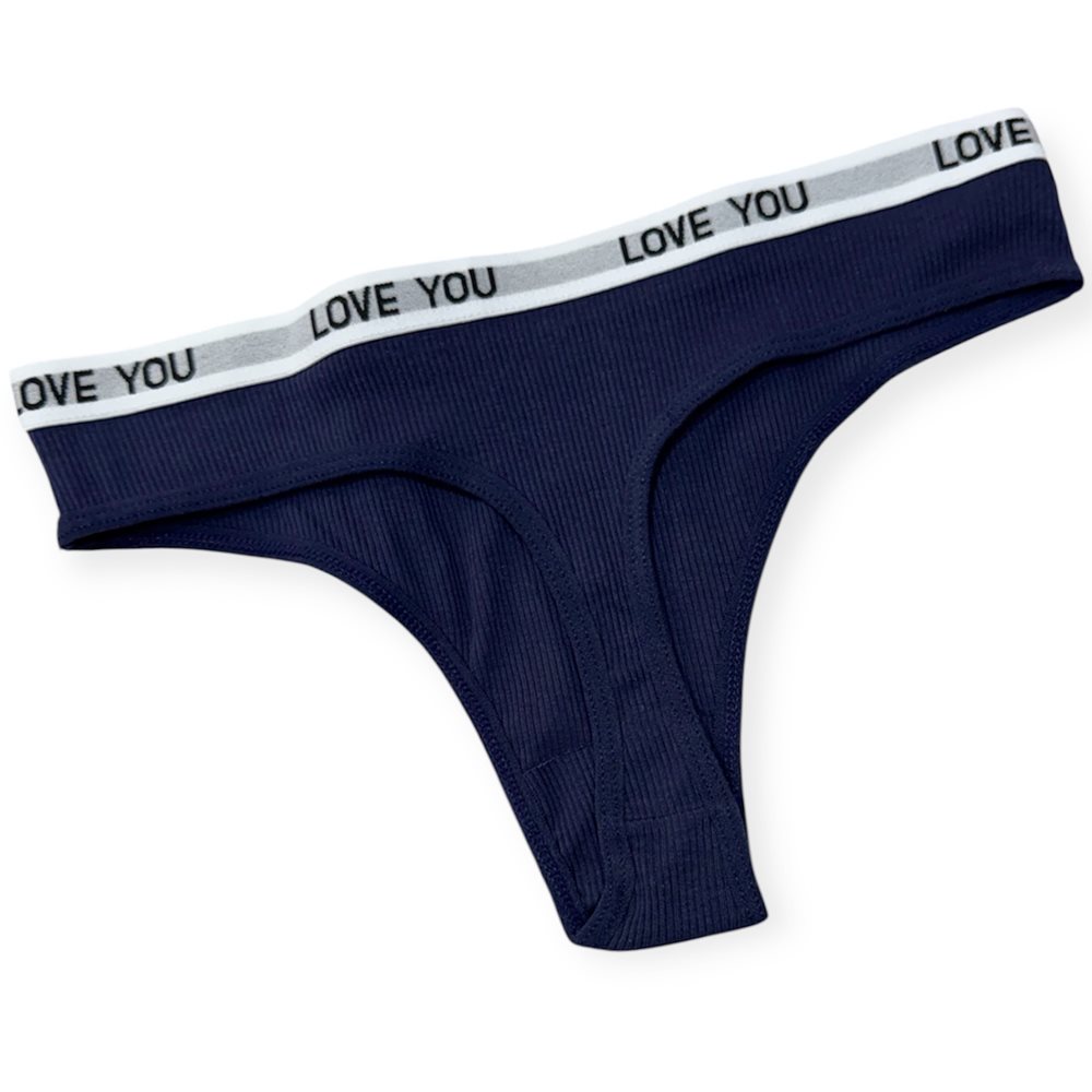 Dyana Pamut Bordázott Tanga - Image 3