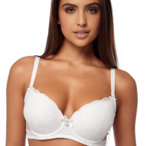 Lemila Elegance csipkés szuper push up melltartó